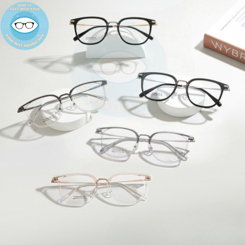 Gọng nhựa càng kính titanium mã M6163